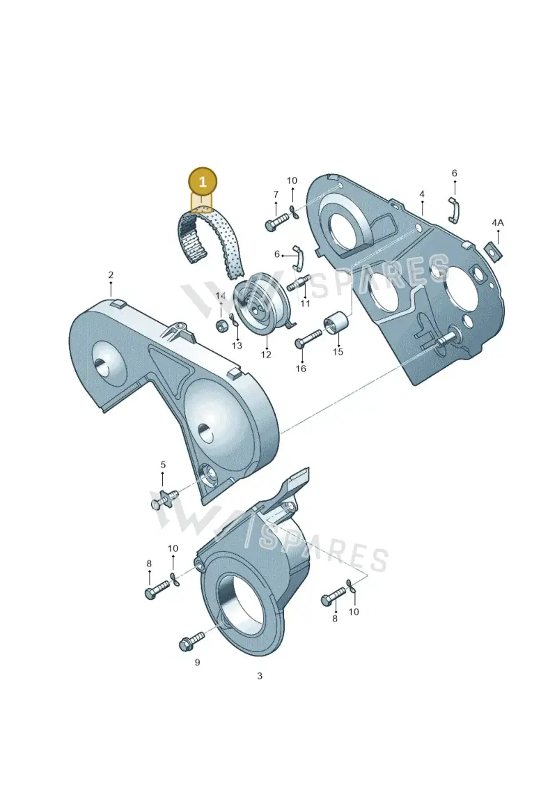 028109119AC — SEAT AROSA (2003-2004) diagram 158109600, position 1