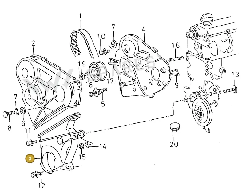 028109127E — SEAT TOLEDO            SEAT (1991-1996) diagram 130109550, position 3