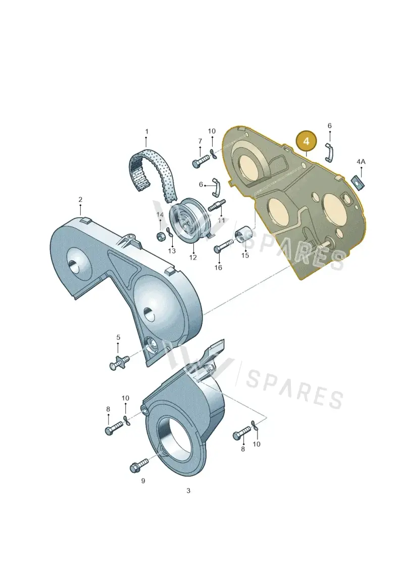 028109143AA — SEAT AROSA (2003-2004) diagram 158109600, position 4