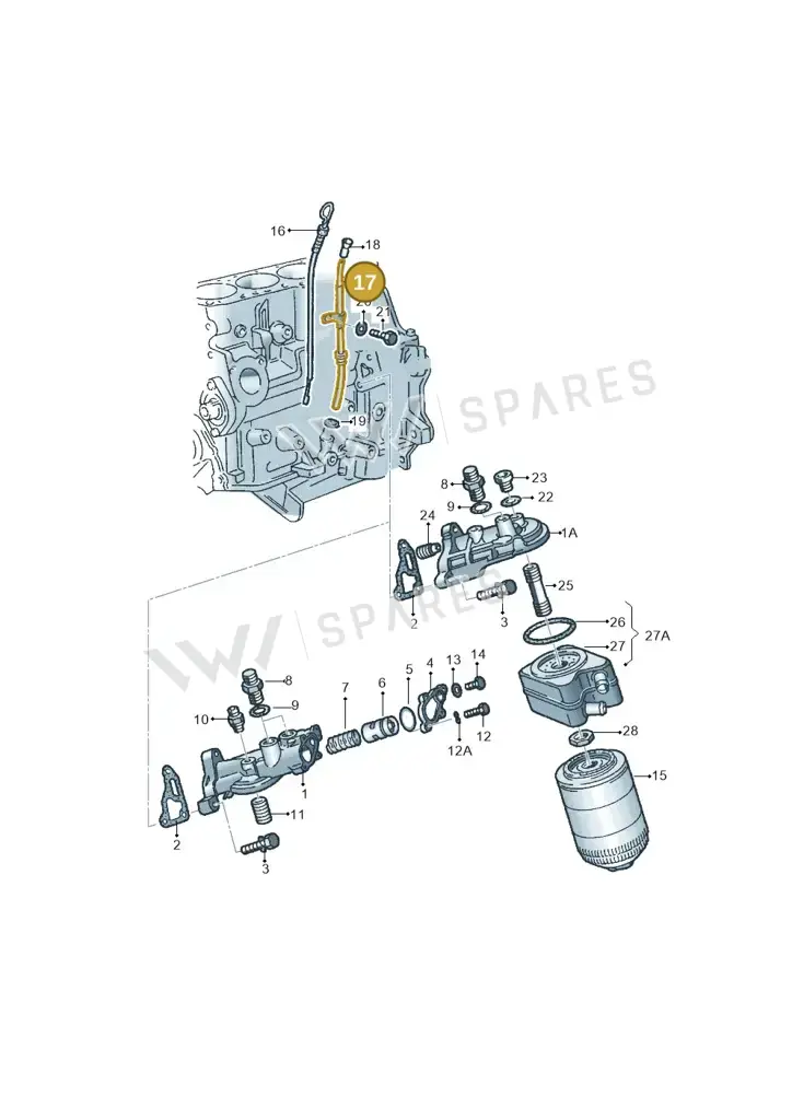 028115629K — SEAT AROSA (2003-2004) diagram 114115550, position 17