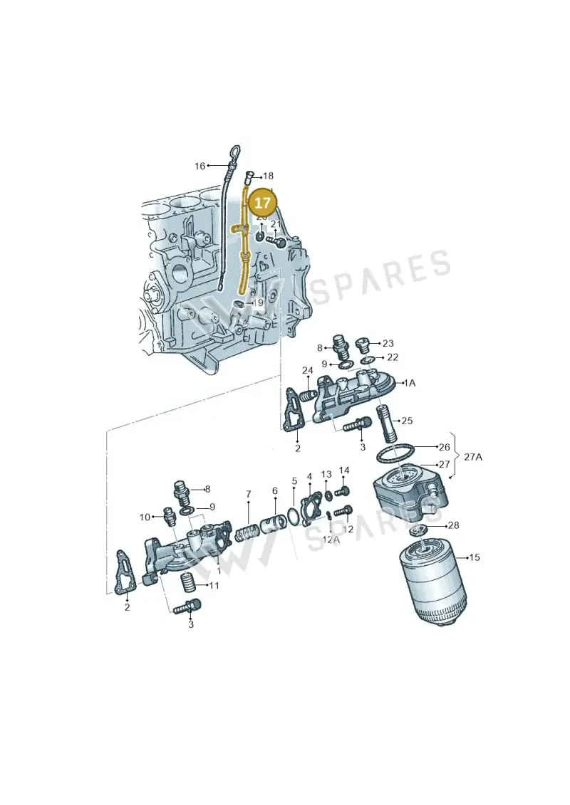 028115629K — SEAT AROSA (2003-2004) diagram 114115550, position 17