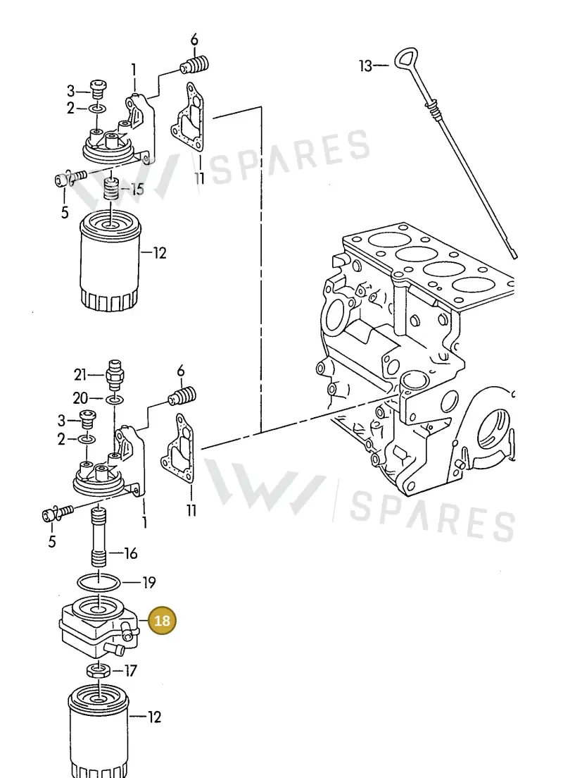 028117021D — SEAT TOLEDO        SEAT MOD.97>99 (1996-1999) diagram 121115500, position 18