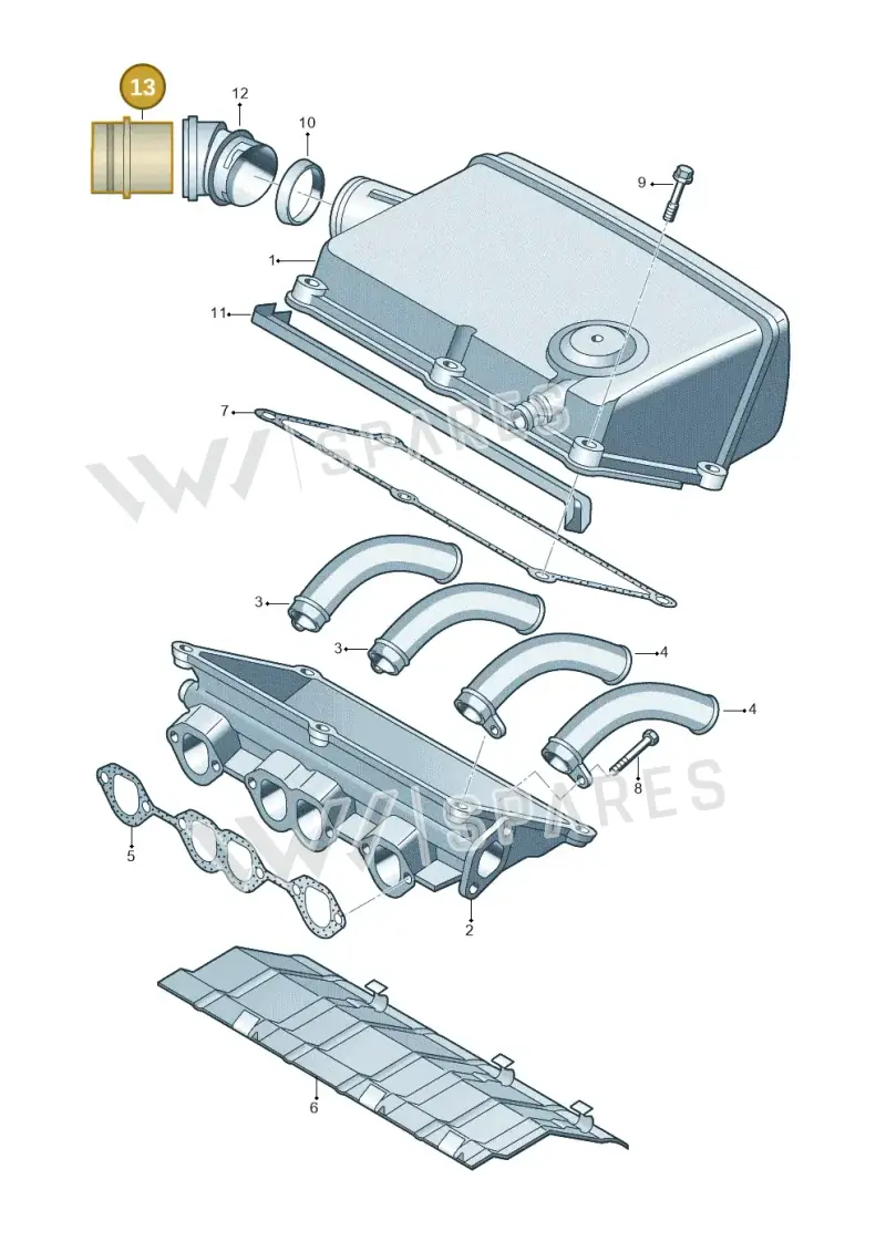 028128063E — SEAT AROSA (2003-2004) diagram 158129600, position 13