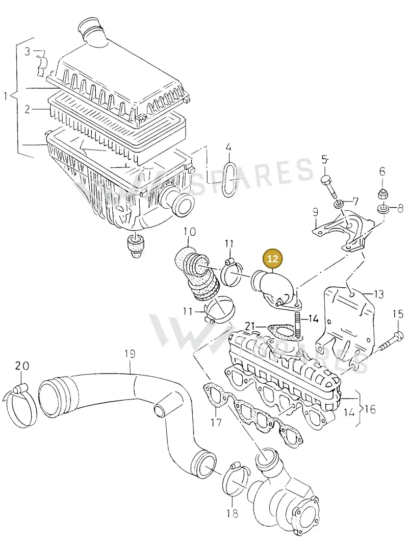 028129635F — SEAT IBIZA/CORDOBA/VARIO (1996-1999) diagram 138129380, position 12