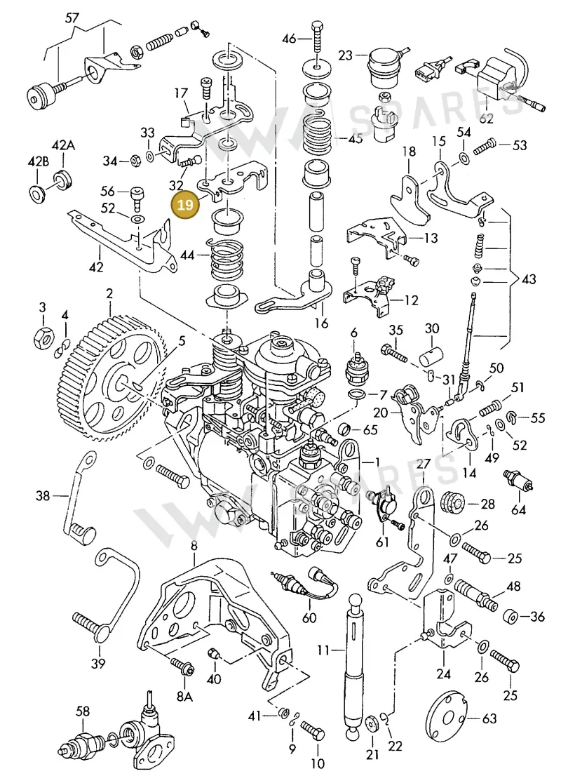 028130331E — SEAT INCA (SEAT-VAN) (1995-2003) diagram 121130100, position 19