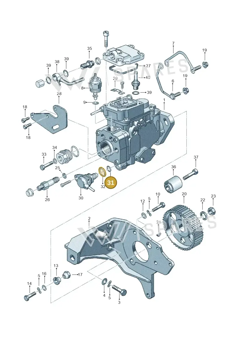 028130684 — SEAT AROSA (2003-2004) diagram 121130200, position 31