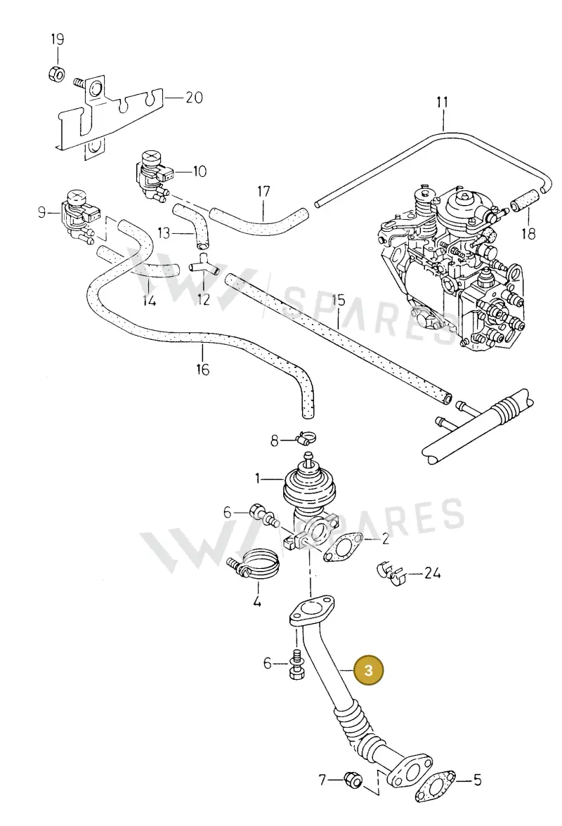 028131521AA — SEAT INCA (SEAT-VAN) (1995-2003) diagram 173131180, position 3