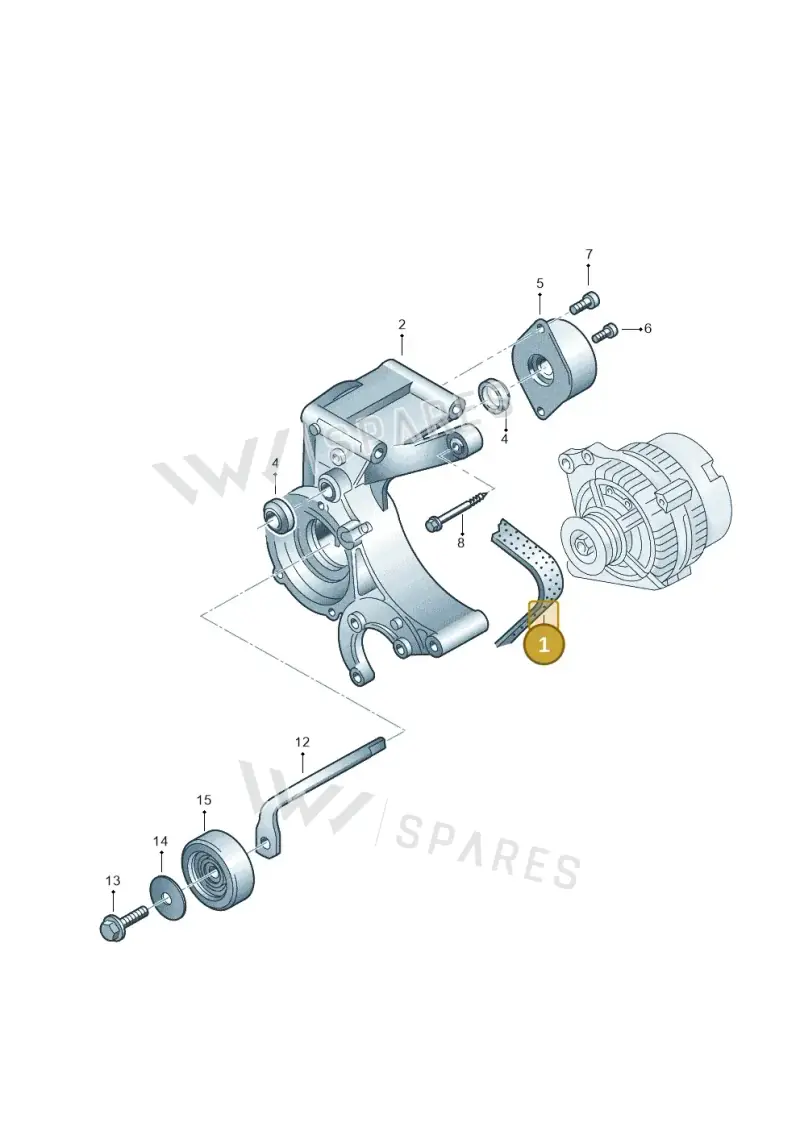 028903137AP — SEAT AROSA (2003-2004) diagram 158903400, position 1
