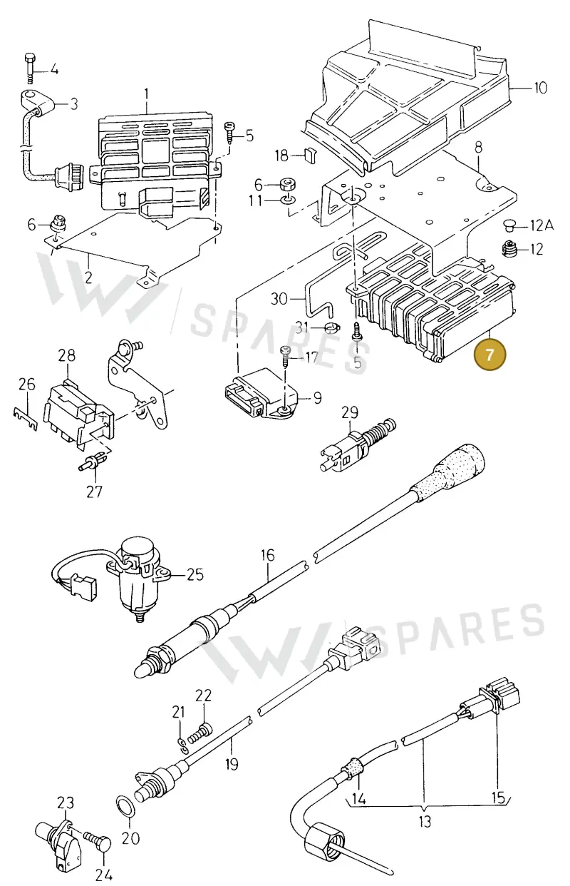 028906021FN — SEAT TOLEDO        SEAT MOD.97>99 (1996-1999) diagram 130906100, position 7