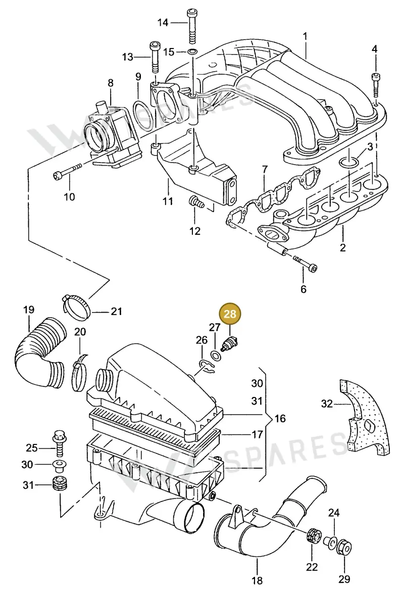 028906081 — SEAT CORDOBA/VARIO (1999-2002) diagram 238129260, position 28