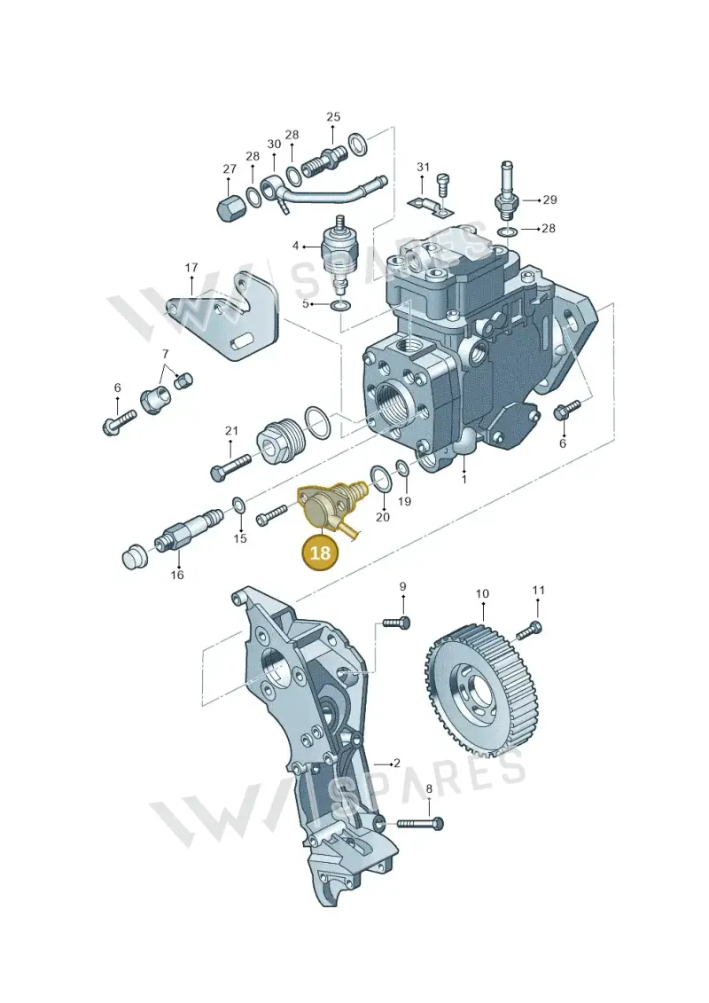 028906283P — SEAT IBIZA                  06> (2005-) diagram 194130200, position 18