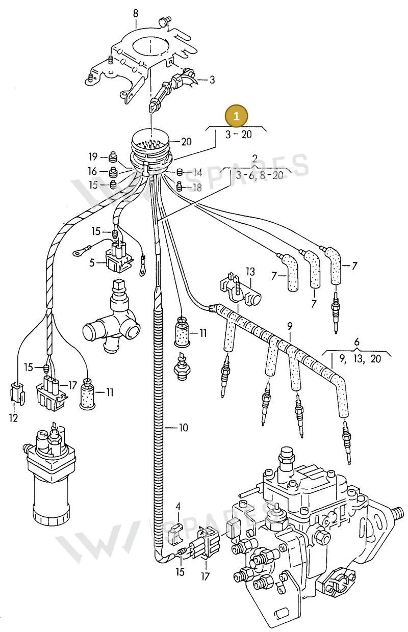 028971595R — SEAT TOLEDO        SEAT MOD.97>99 (1996-1999) diagram 148971110, position 1