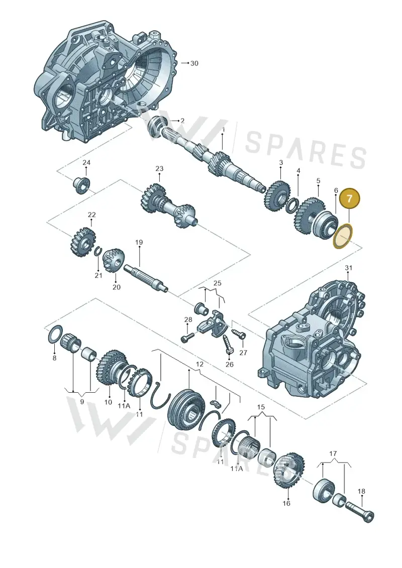02A311140M — SEAT Ateca Style (2016-) diagram 746311310, position 7