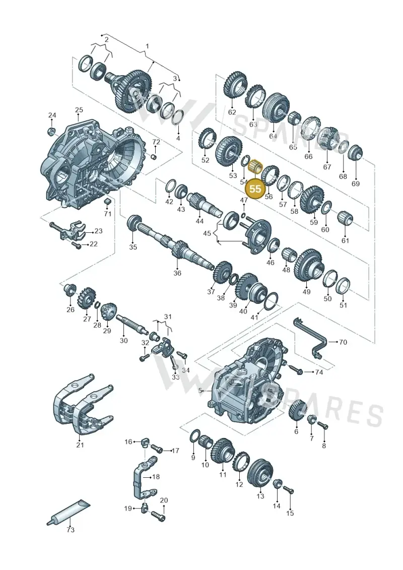 02A311265D — SEAT Arona FR (2017-) diagram 827315030, position 55