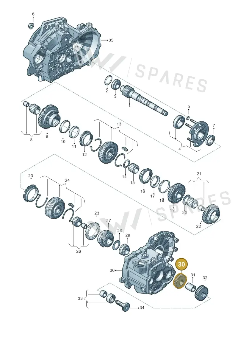 02A311361BL — SEAT Leon ST Stylance (2012-2016) diagram 746311300, position 30