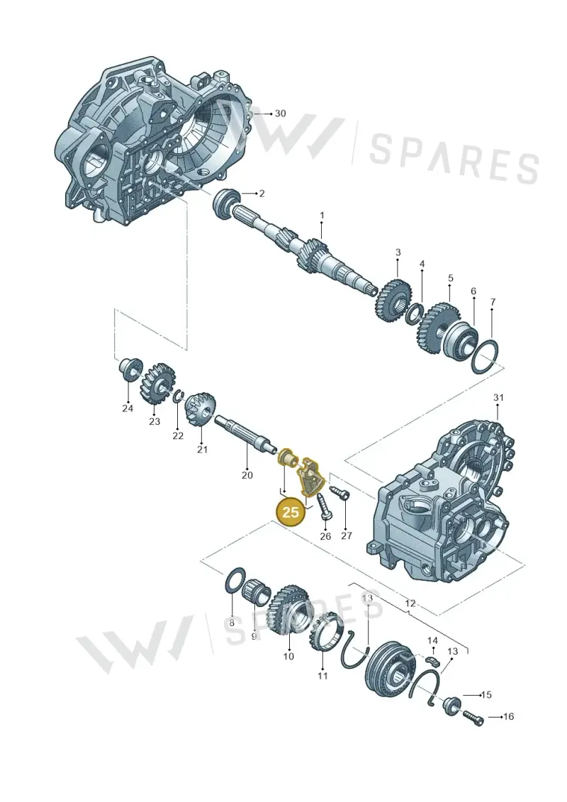 02A311514A — SEAT Toledo Reference (2015-2019) diagram 201311390, position 25