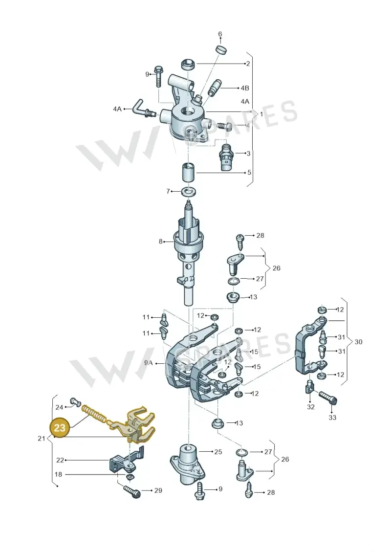 02A311548A — SEAT CORDOBA/SE241 (2002-2005) diagram 266311900, position 23