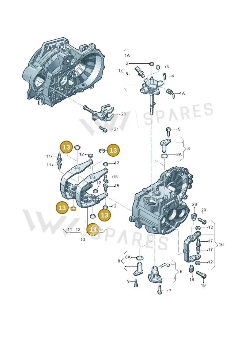 02A311590C — SEAT Ibiza FR (2017-) diagram 409311910, position 13