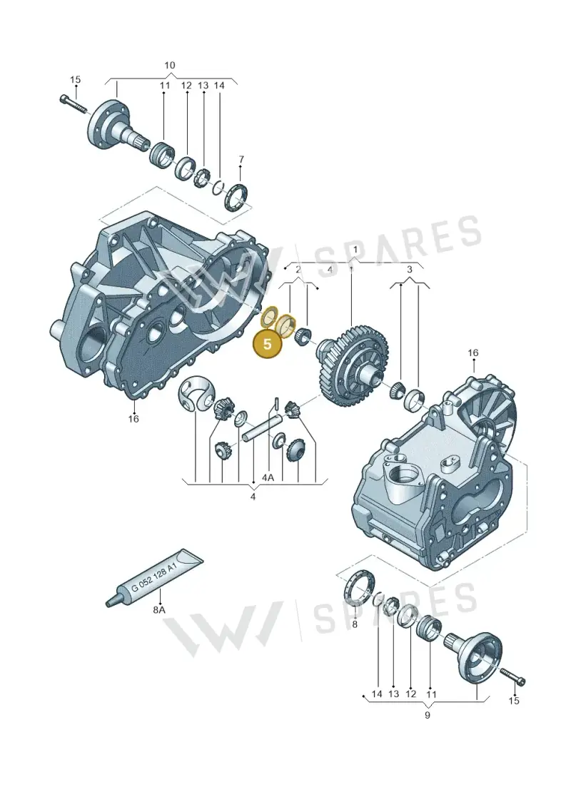 02A409210 — SEAT Leon Stylance (2010-2012) diagram 409409220, position 5