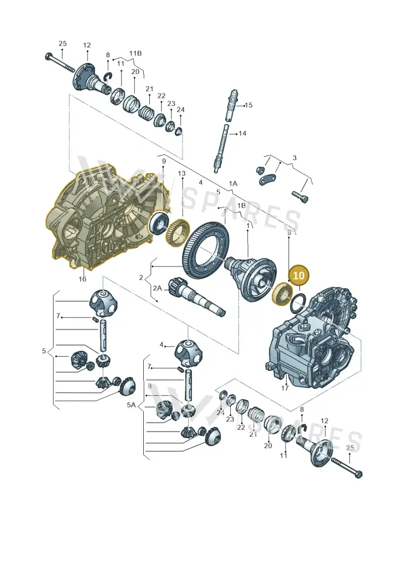 02A409210A — SEAT Ibiza Reference (2008-2011) diagram 148409250, position 10