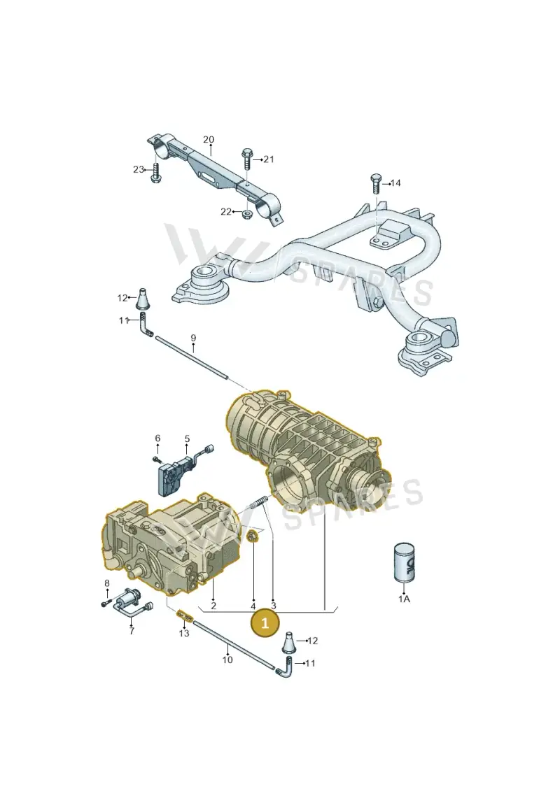 02D525010T — SEAT ALHAMBRA/4MOTION (2000-2002) diagram 244525100, position 1