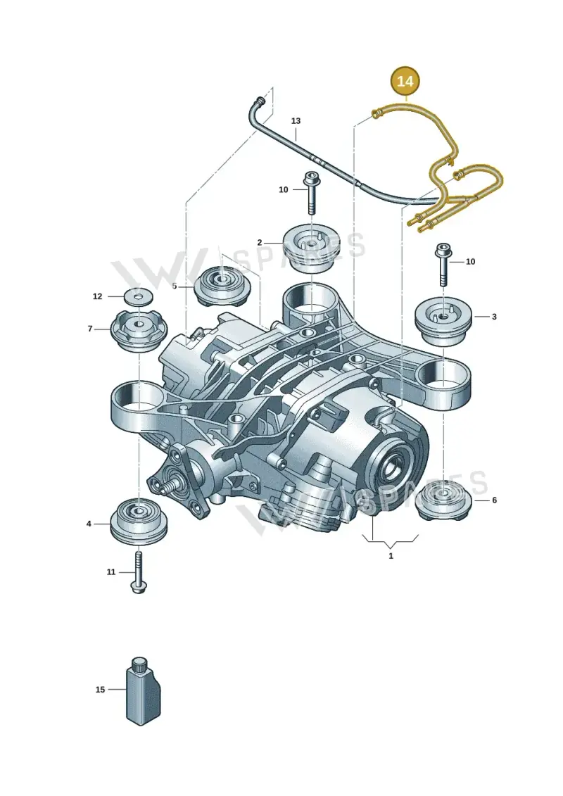 02D525095H — SEAT Formentor TSI CUPRA (2020-) diagram 5h0525010, position 14