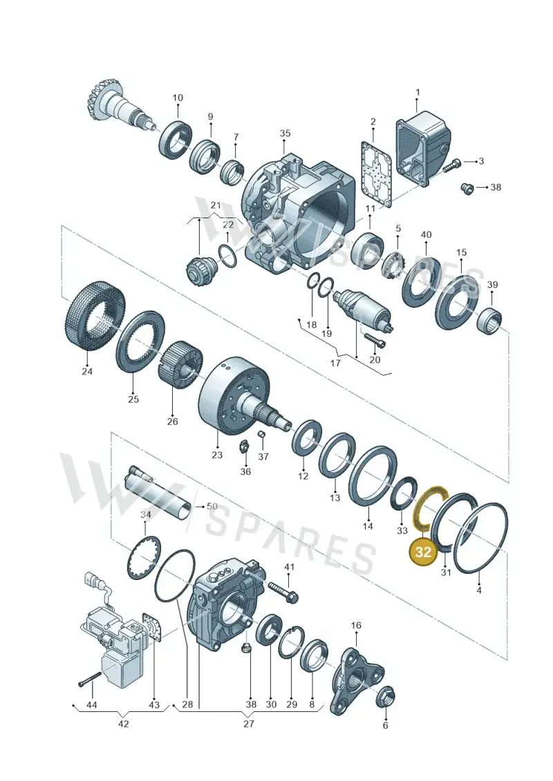 02D525781B — SEAT Alhambra (2006-2010) diagram 194525150, position 32