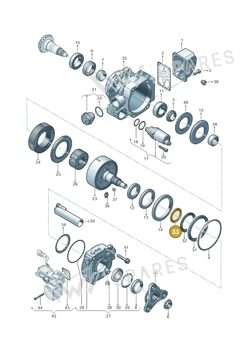 02D525781C — SEAT Alhambra (2006-2010) diagram 194525150, position 33