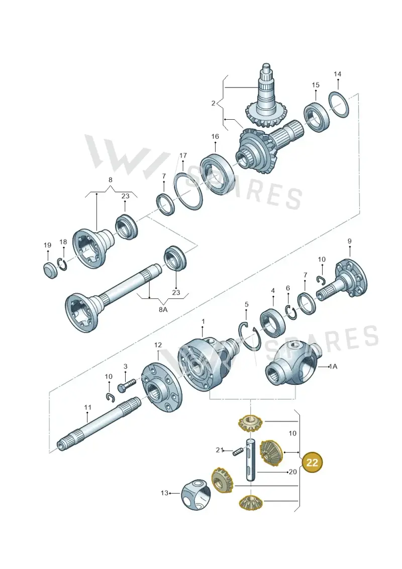 02D598081 — SEAT TOLEDO/LEON/LEON-4 (2001-2006) diagram 194525120, position 22
