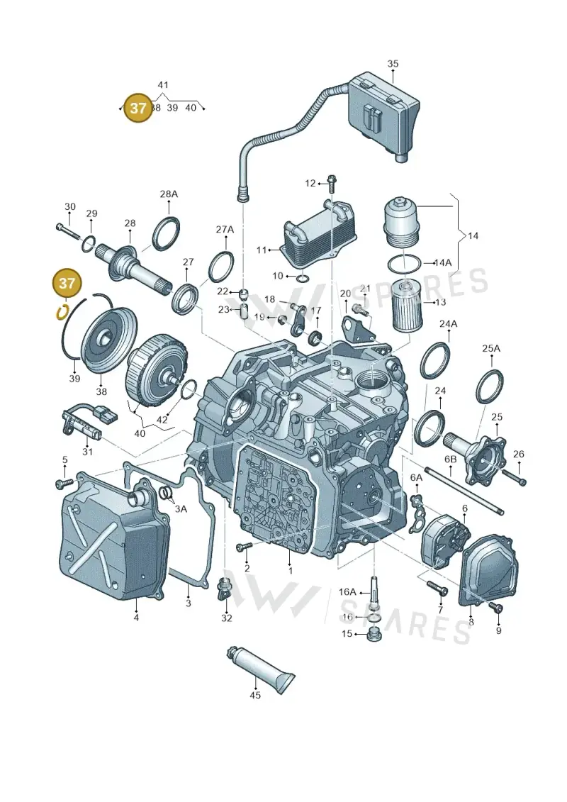 02E311321K — SEAT Ateca Style (2016-) diagram 850321650, position 37