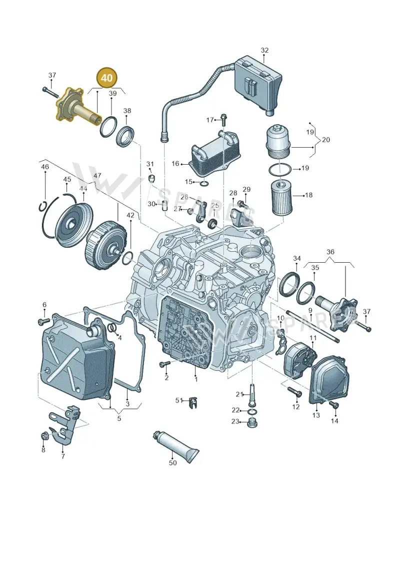 02E409344A — SEAT Leon ST Stylance (2016-2020) diagram 793321660, position 40