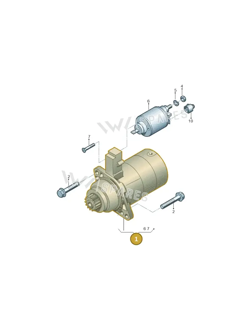 02E911023L — SEAT Altea XL Reference (2010-2013) diagram 679911000, position 1