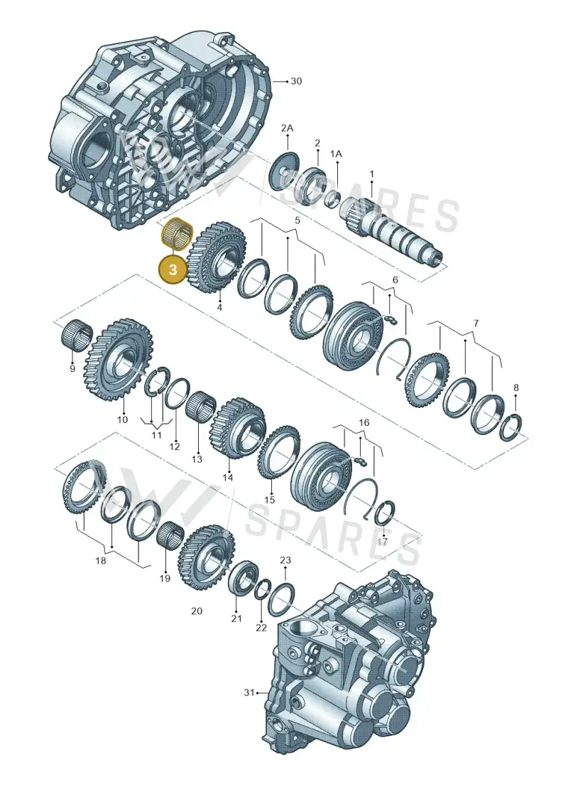 02F311265 — SEAT Leon style (2019-) diagram 694311430, position 3