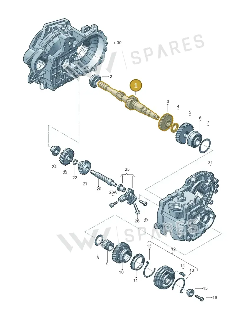 02J311103H — SEAT Ibiza Stylance (2015-) diagram 420311390, position 1