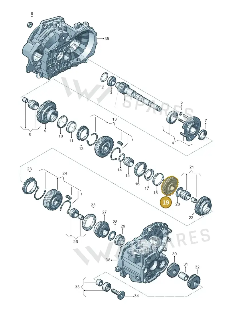 02J311261AD — SEAT Leon ST Stylance (2016-2020) diagram 746311300, position 19
