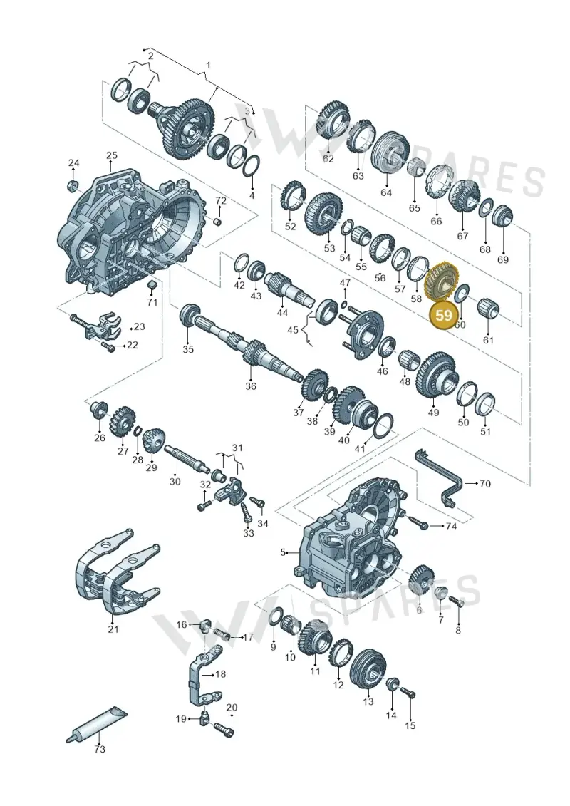 02J311261AD — SEAT Arona FR (2017-) diagram 827315030, position 59