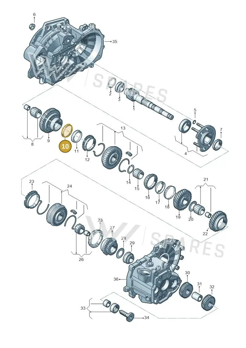 02J311277A — SEAT Ibiza FR (2017-) diagram 746311300, position 10