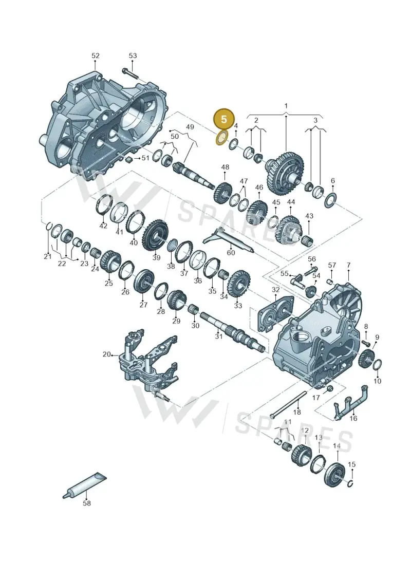 02K498210 — SEAT Arona FR (2017-) diagram 837305030, position 5