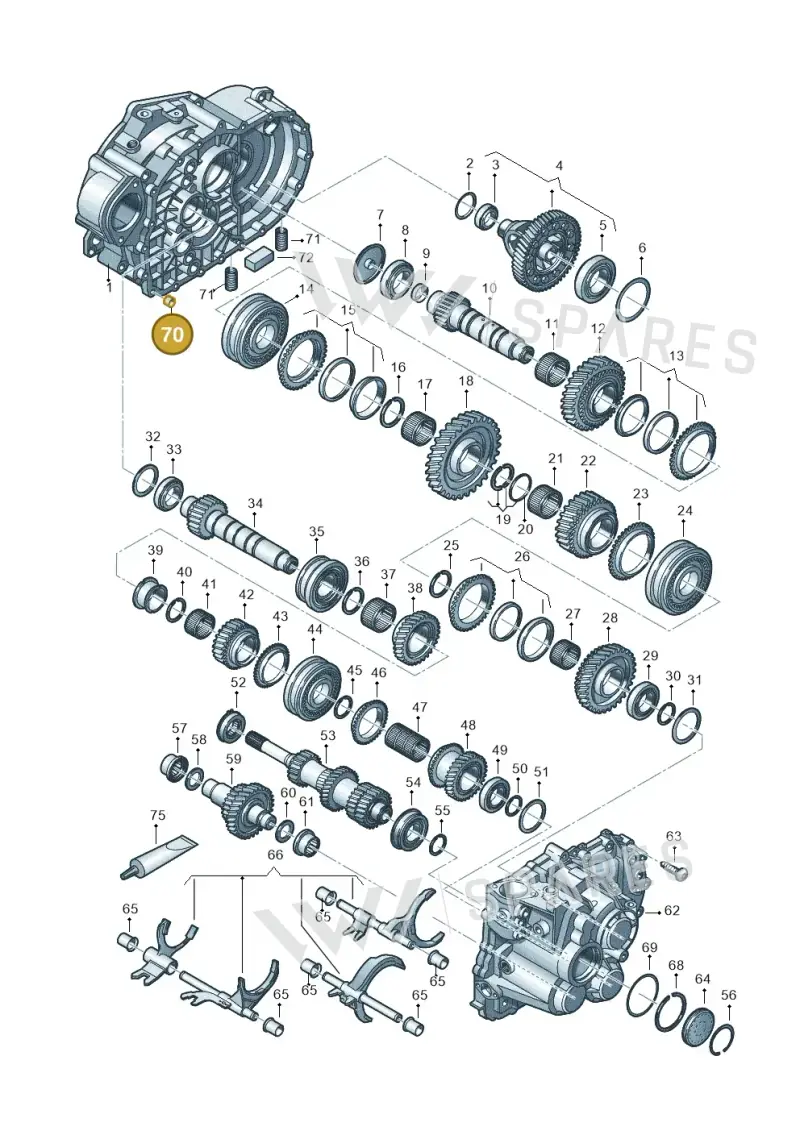 02M301153A — SEAT Tarraco FR (2018-2024) diagram 813300552, position 70