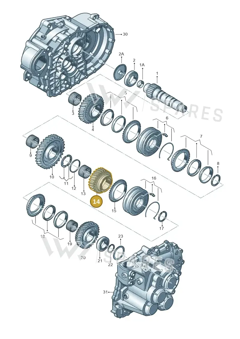 02M311145BA — SEAT Ibiza Stylance (2015-) diagram 694311430, position 14