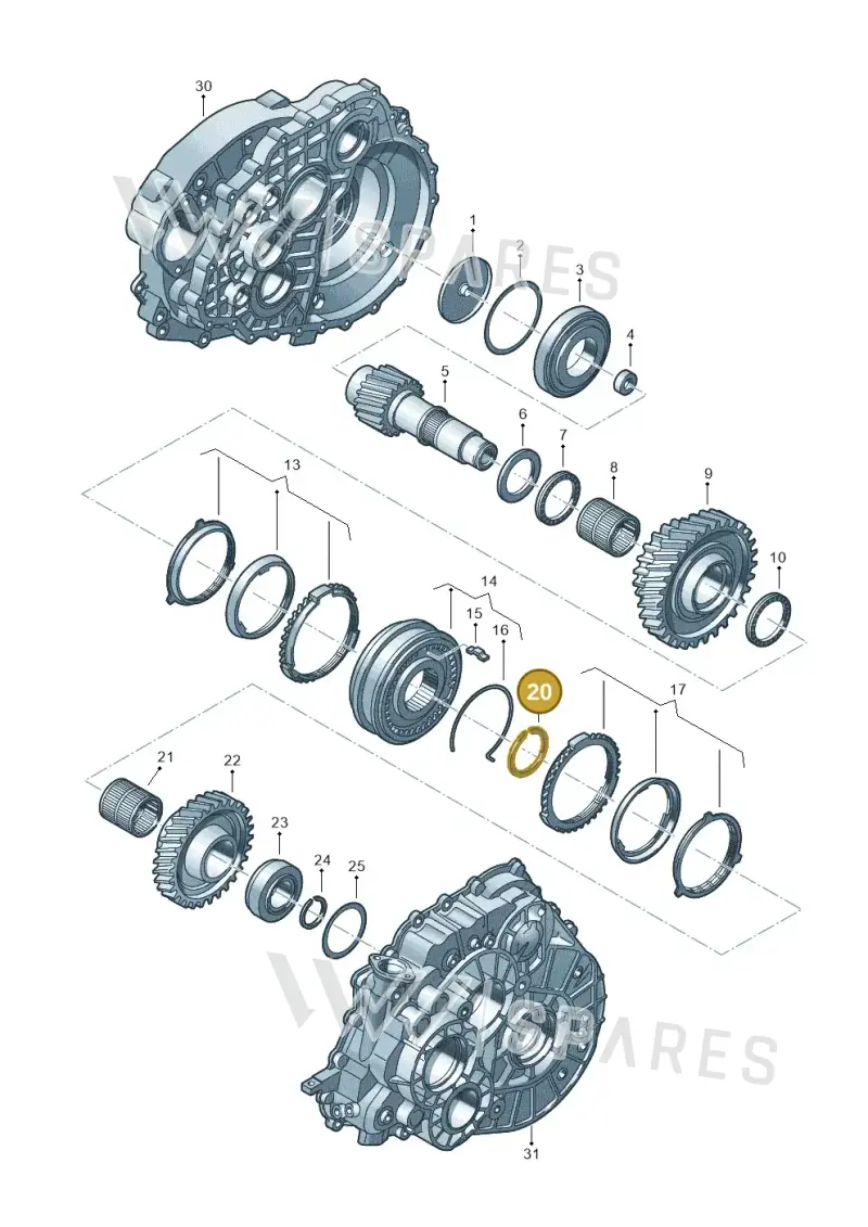 02M311183A — SEAT Alhambra Stylance (2015-2022) diagram 732311260, position 20