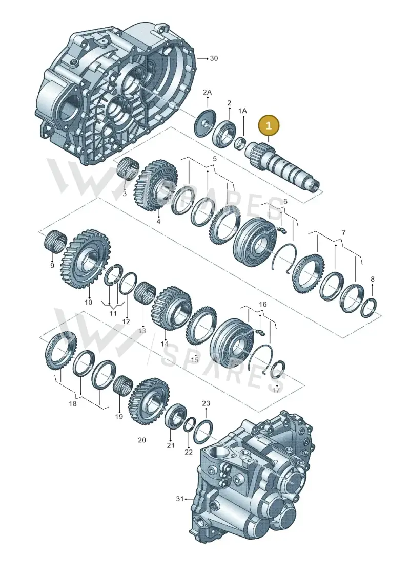 02M311205BD — SEAT Alhambra Stylance (2015-2022) diagram 694311430, position 1