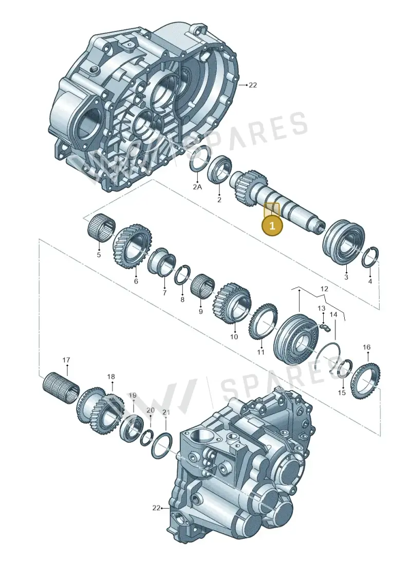 02M311208AP — SEAT Altea XL Reference (2010-2013) diagram 194311590, position 1