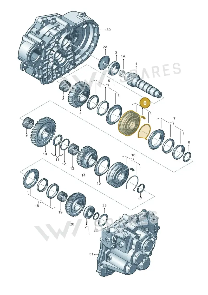 02M311239G — SEAT Leon style (2019-) diagram 694311430, position 6