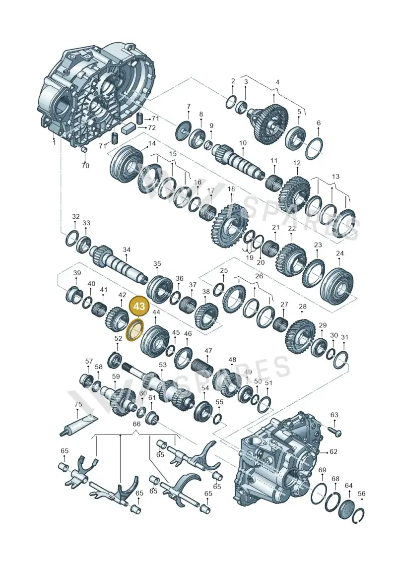 02M311295L — SEAT Tarraco FR (2018-2024) diagram 813300552, position 43