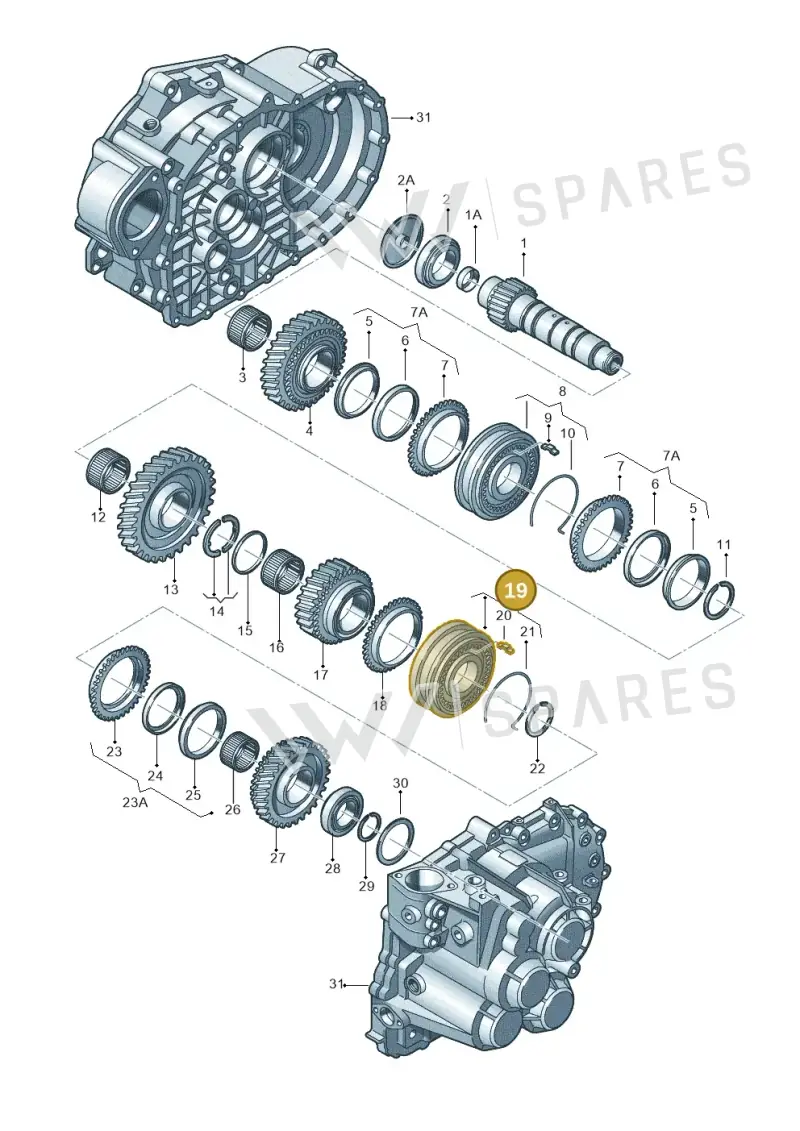 02M311301E — SEAT Altea XL Reference (2010-2013) diagram 649311430, position 19