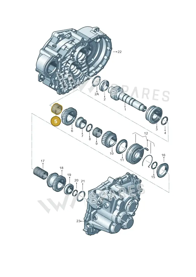 02M311432 — SEAT Leon style (2019-) diagram 694311440, position 5