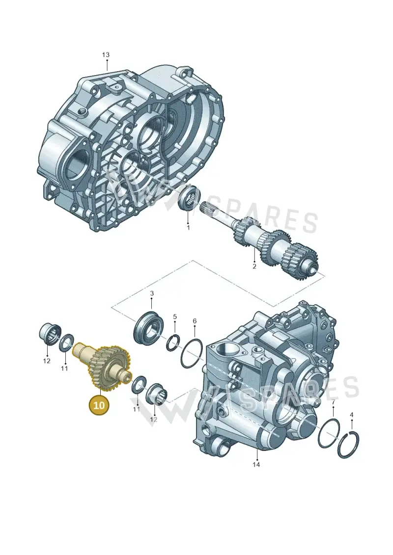 02M311509R — SEAT Leon style (2019-) diagram 694311420, position 10