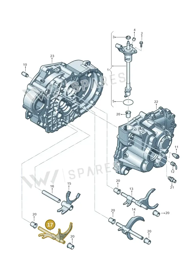 02M311562N — SEAT Altea XL Reference (2010-2013) diagram 406311880, position 17