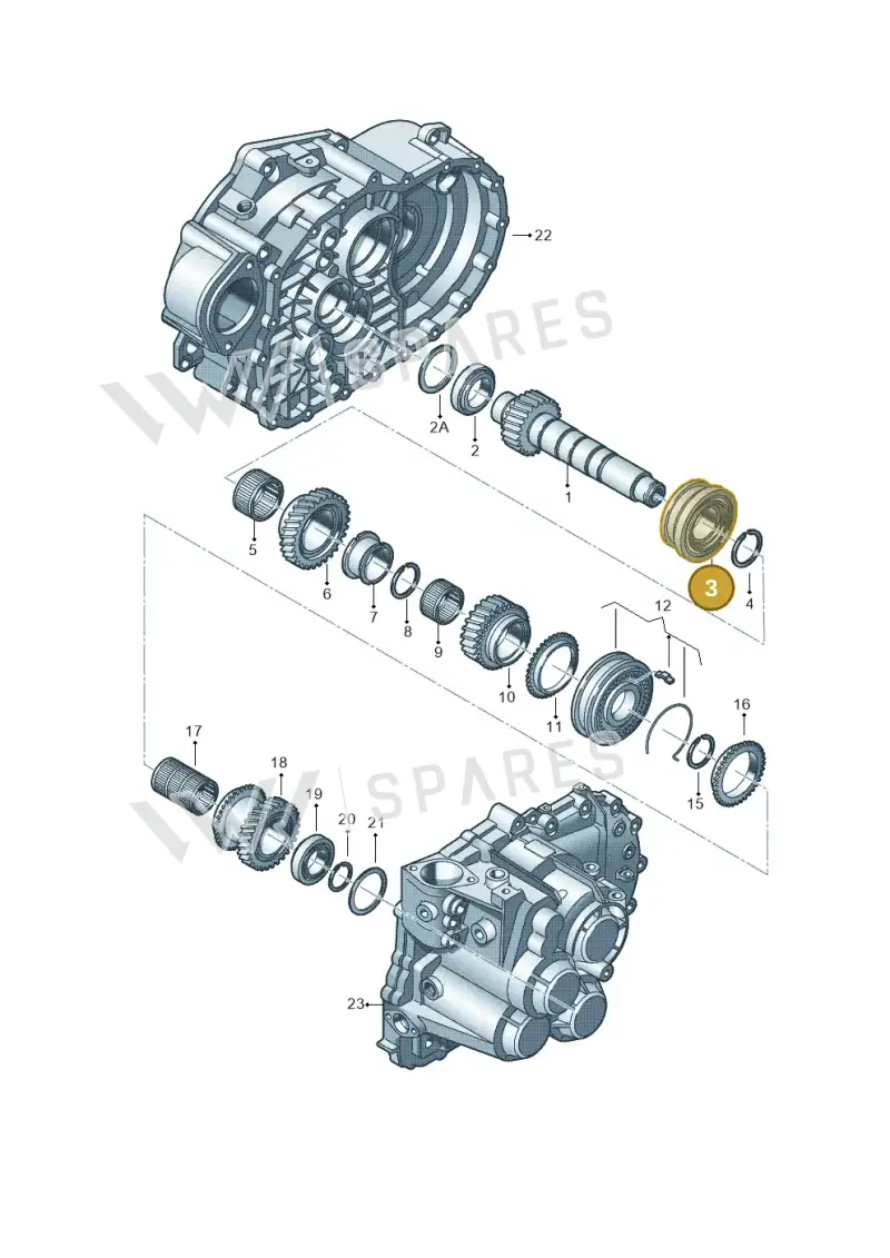 02M311759E — SEAT Leon style (2019-) diagram 694311440, position 3